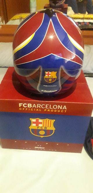CASCO MOTO F.C.BARCELONA