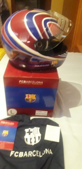 CASCO MOTO F.C.BARCELONA