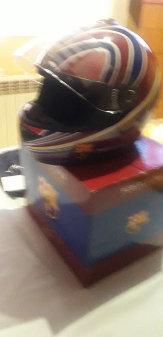 CASCO MOTO F.C.BARCELONA