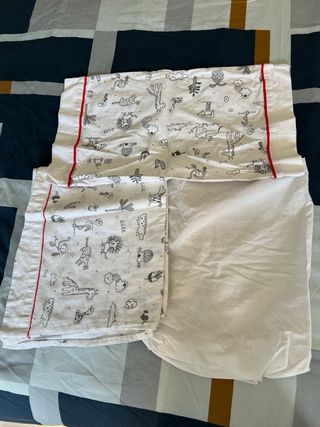 Edredón nordico de invierno y sabanas minicuna