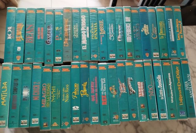 Colección de películas de video VHS