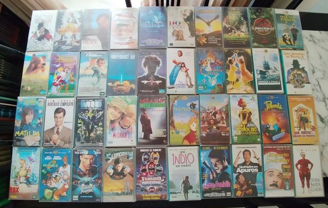 Colección de películas de video VHS