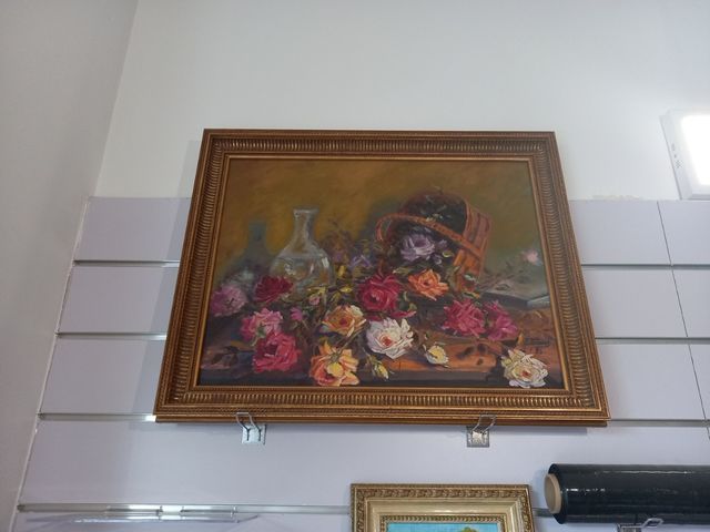 Cuadro pintura flores