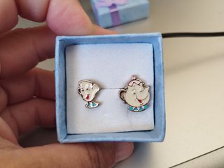 Pendientes la bella y la bestia