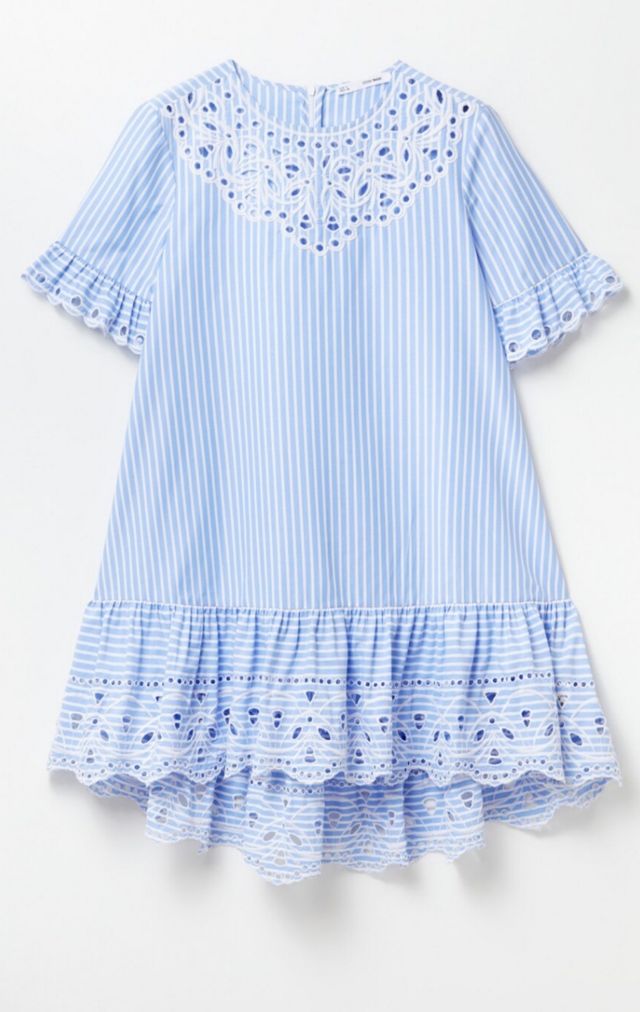 Vestido de algodón con etiquetas 