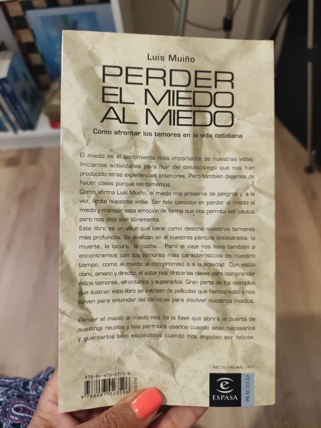 Libro perder el miedo al miedo