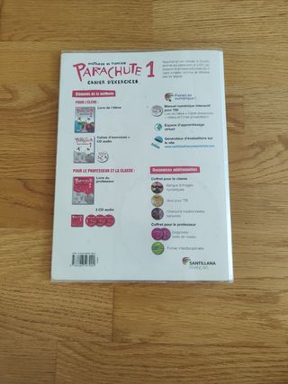 Libro francés Parachute 1 Santillana 
