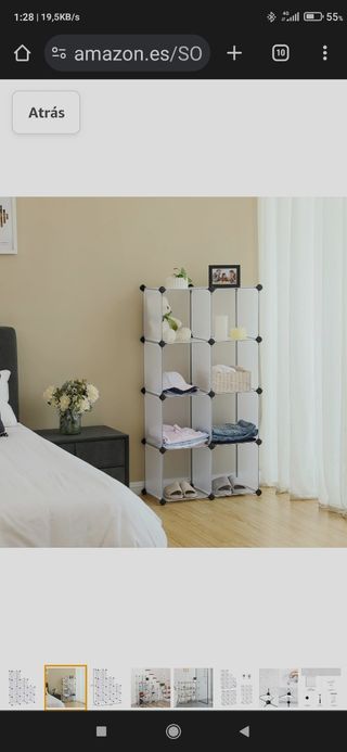 Estante cubo 6 elementos