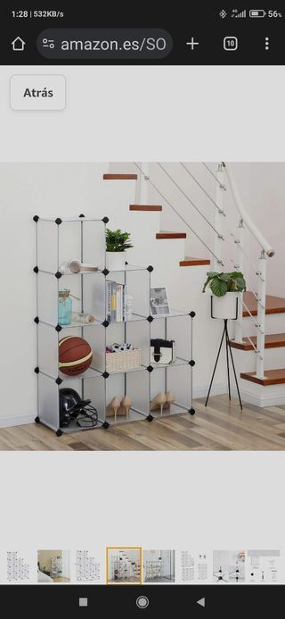 Estante cubo 6 elementos