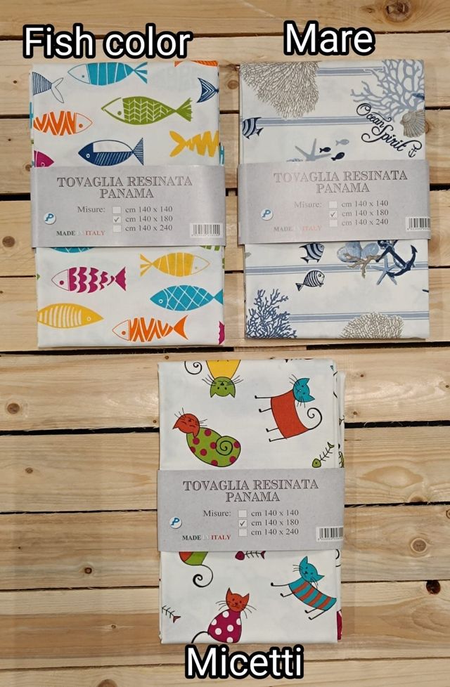 Tovaglie Resinate Antimacchia