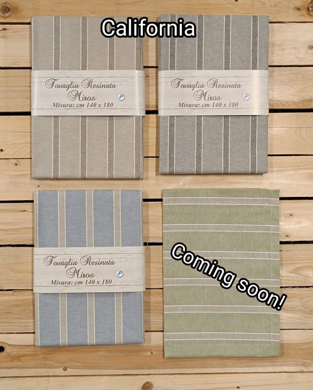 Tovaglie Resinate Antimacchia