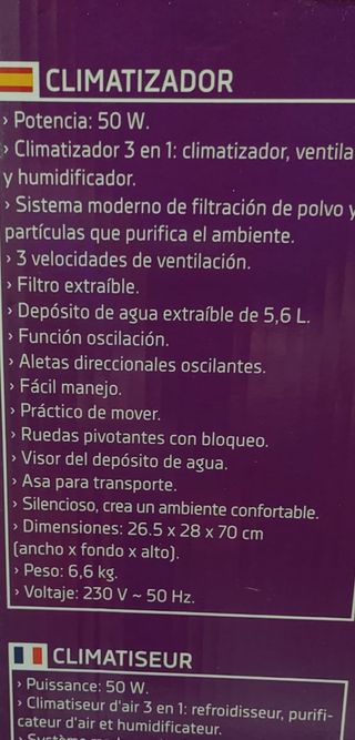 CLIMATIZADOR DIGILINE AIRC 85 3EN1
