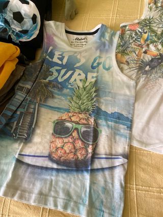 camisetas de tirantes niño