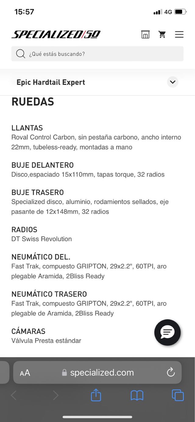 Specialized Epic HT Expert.