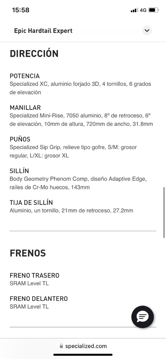 Specialized Epic HT Expert.