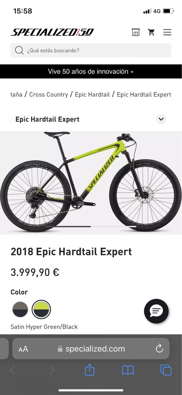 Specialized Epic HT Expert.