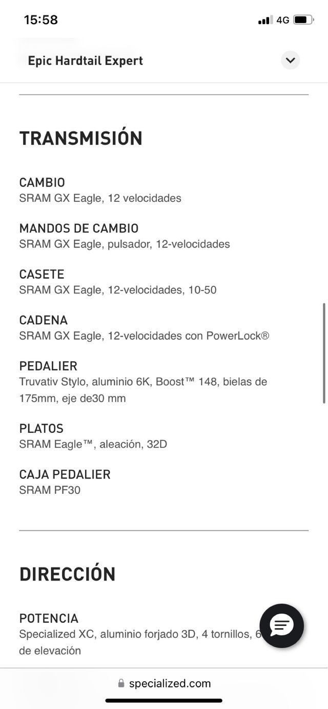 Specialized Epic HT Expert.