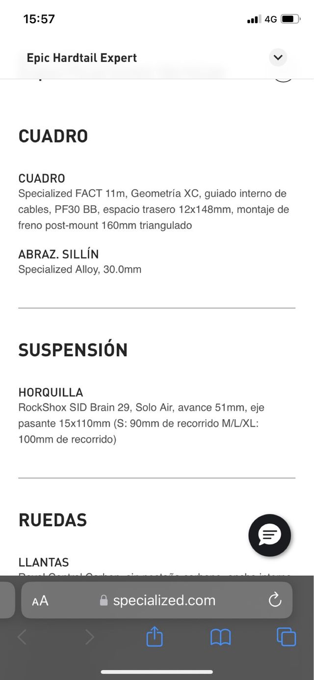 Specialized Epic HT Expert.