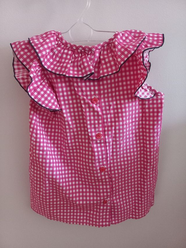 Blusa 6 años vichy