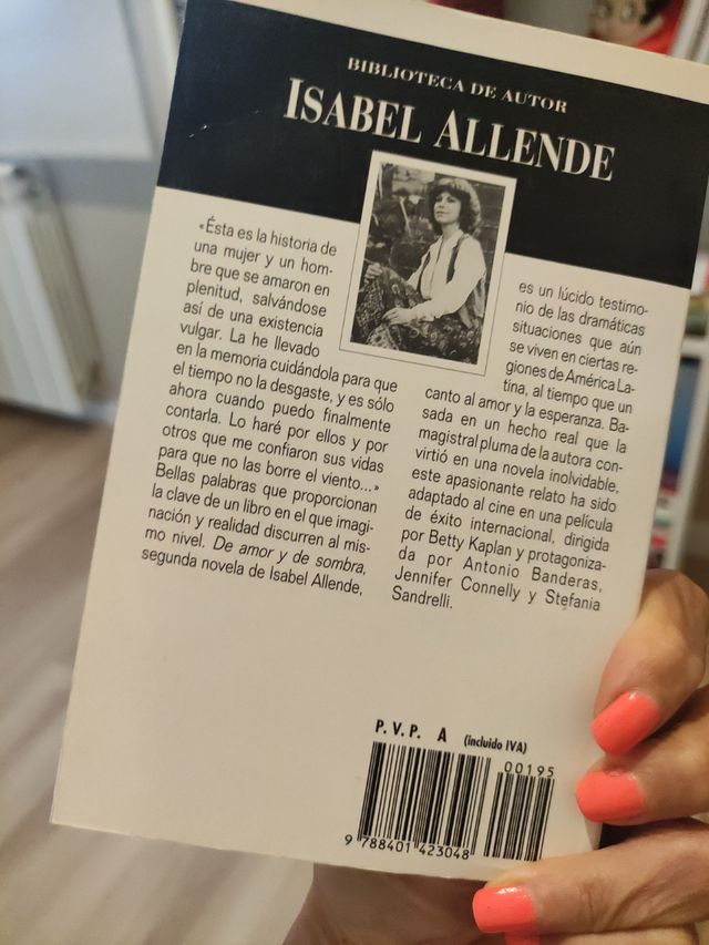 Libro De amor y de sombra