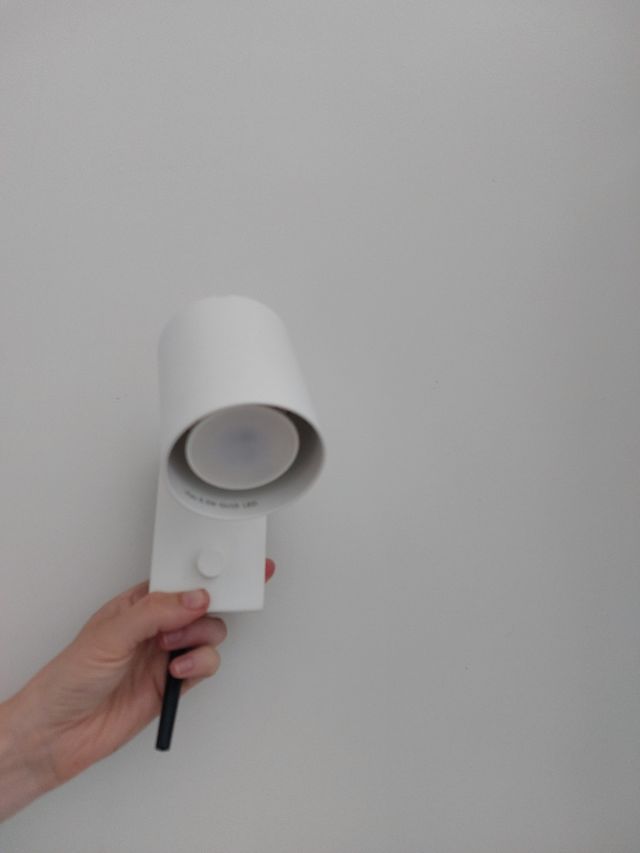 Aplique orientable blanco