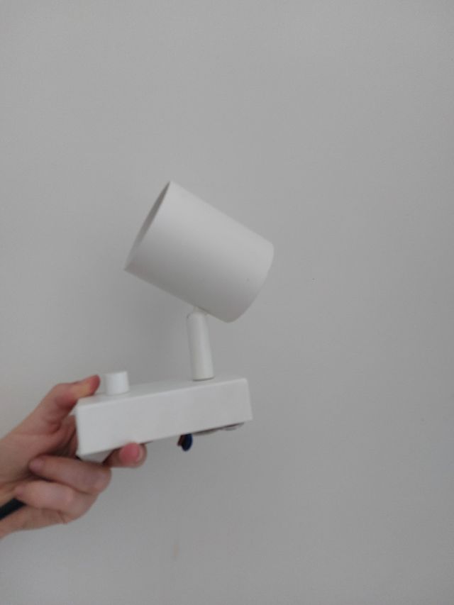 Aplique orientable blanco