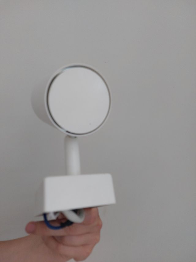 Aplique orientable blanco