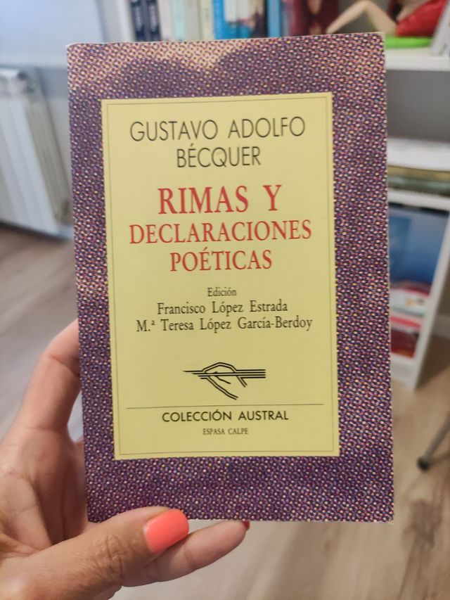 Libro Rimas y declaraciones poéticas