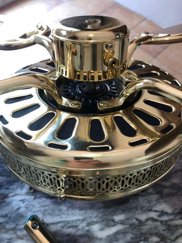 Ventilador techo vintage.