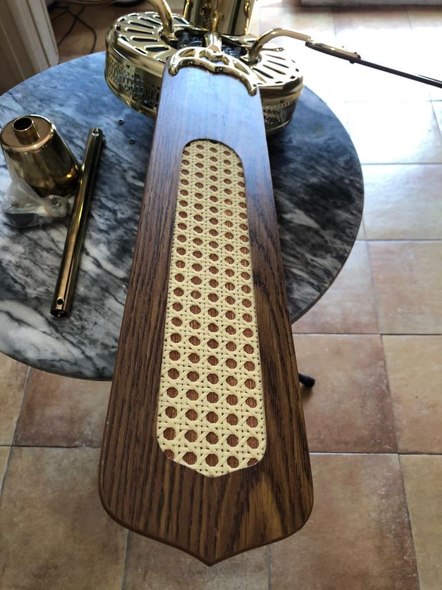 Ventilador techo vintage.