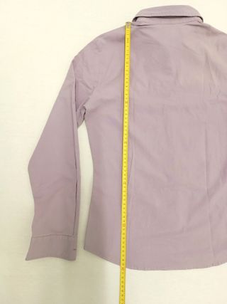 Camicia da donna in cotone, Viola Lilac - Benetton