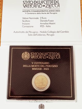 Monedas 2 euros Vaticano 2023
