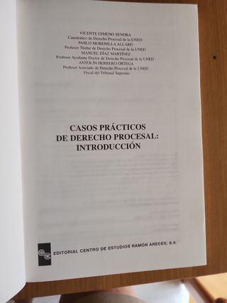 Uned- casos prácticos de derecho procesa