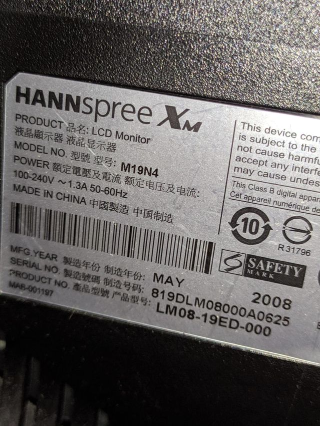 Monitor de 19” con forma de balón de baloncesto