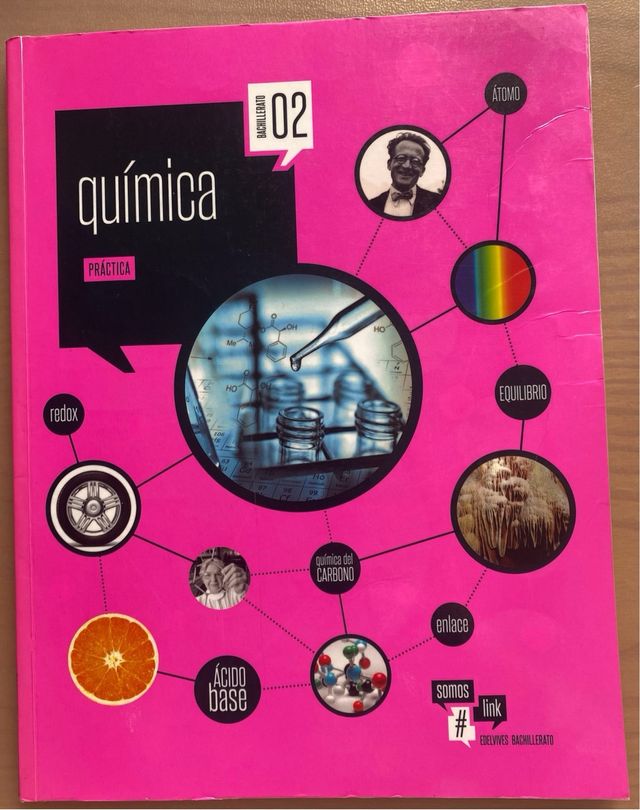 Libro Química 2 bachillerato. Edelvives.