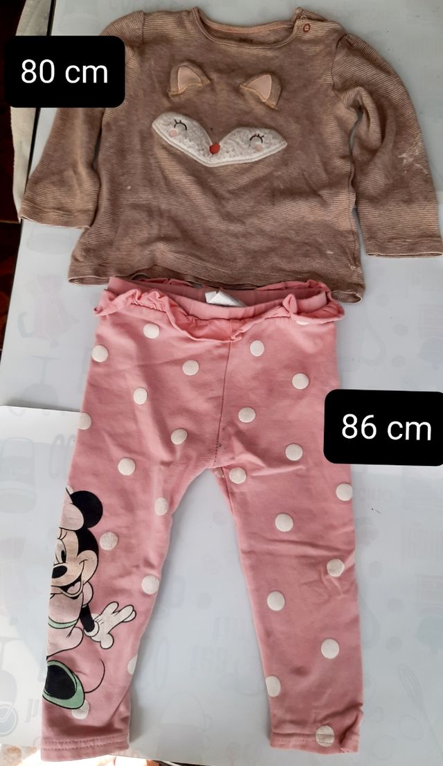 Lote de ropa niña de 80 a 92 cm