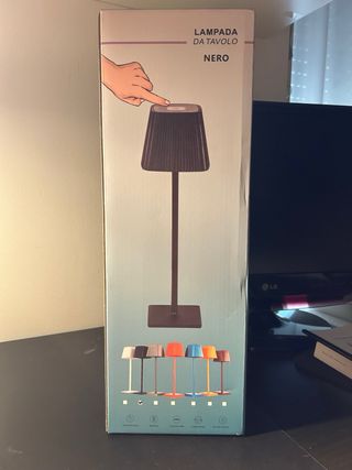 Lampada da Tavolo nera nuova