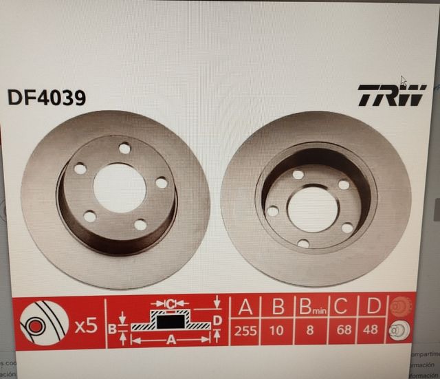 Juego disco de freno Audi A6 allroad