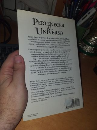 Libro: PERTENECER AL UNIVERSO 