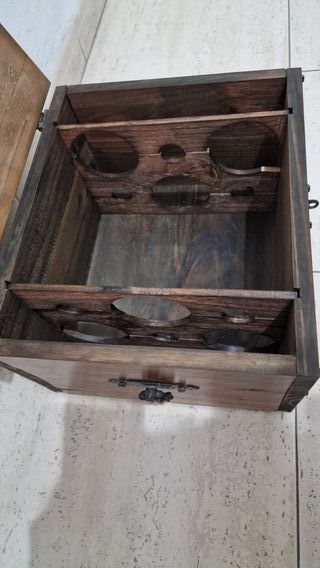 Botellero de vinos de madera