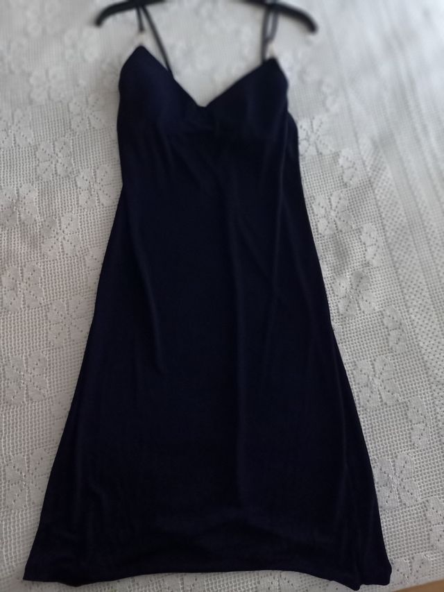 Vestido de fiesta azul marino