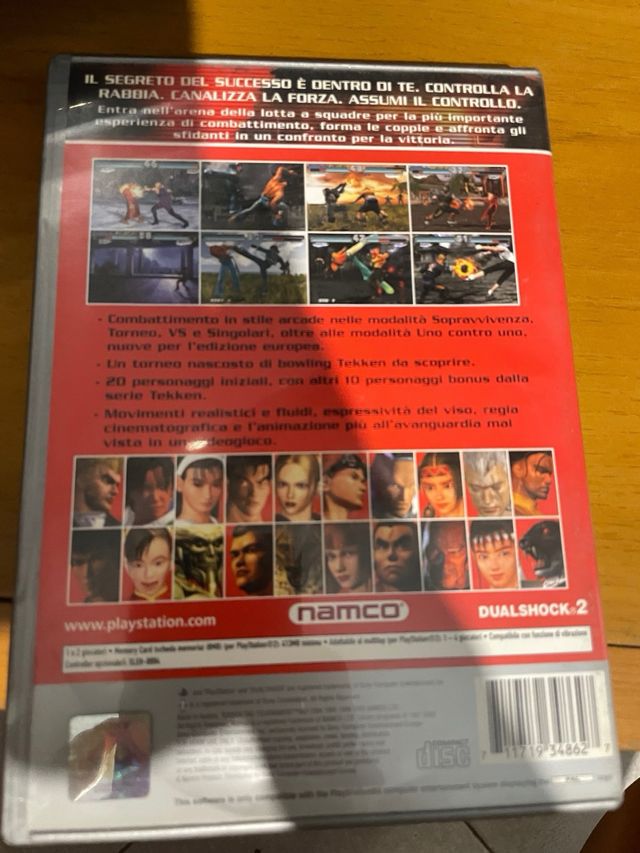 Play station 2 Tekken Tag Toutnament platinum