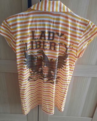 Camiseta de polo de cuello de mujer 