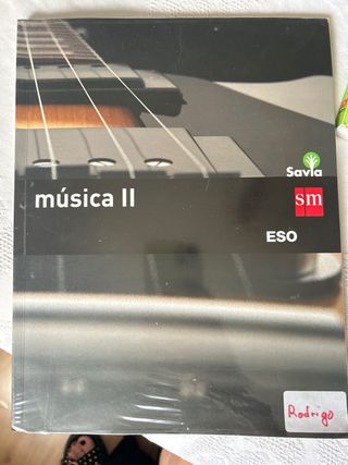 Libro de música, editorial SM segundo eso