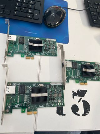 Lote de tarjetas de red, intel