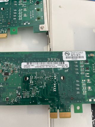 Lote de tarjetas de red, intel