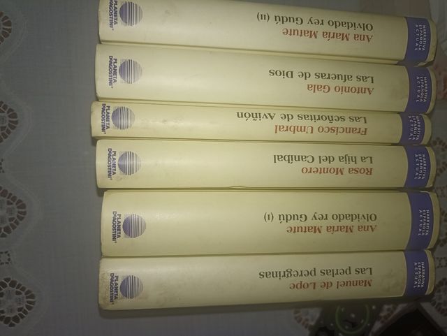 Libros ,narrativa española actual