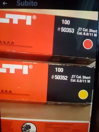 Hilti Colpi per sparachiodi. 