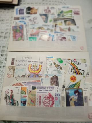 475 sellos nuevos 1975.  1982