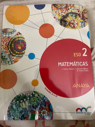 Matemáticas, 2 ESO
